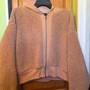 Forever 21 Warm Tan Sherpa Jacket
